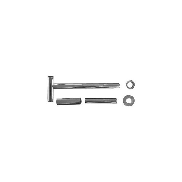 Design Siphon With Tail-Piece, Chrome